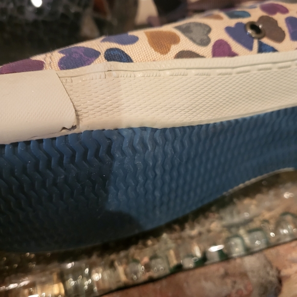 Brighton 'Lovely' Multi Heart Canvas Shoes - Picture 10 of 16